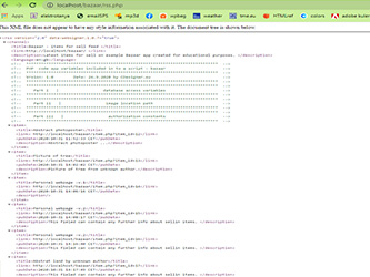 Bazaar – php example code – part 13 – RSS syndication script