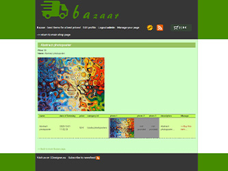 Bazaar – php example code – part 15 – visual improvements of page
