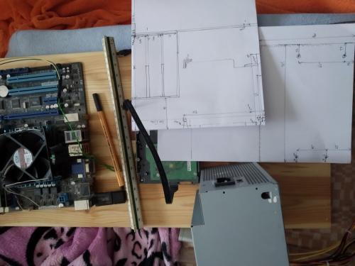 First preparation for modeling of Micro ATX PC case