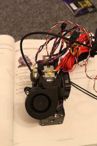 Partialy assembled E-axis (extruder)