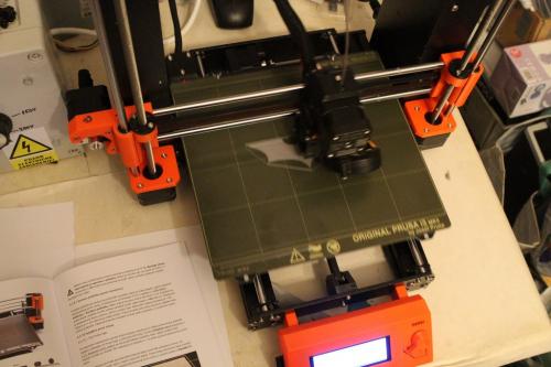 During first succesfull print