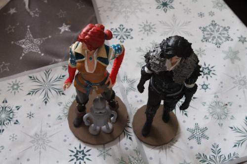 Triss and Yenn - final painted and 3D printed models